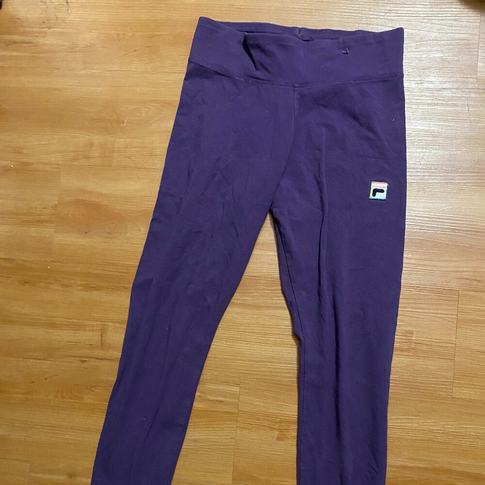 Purple Fila leggings